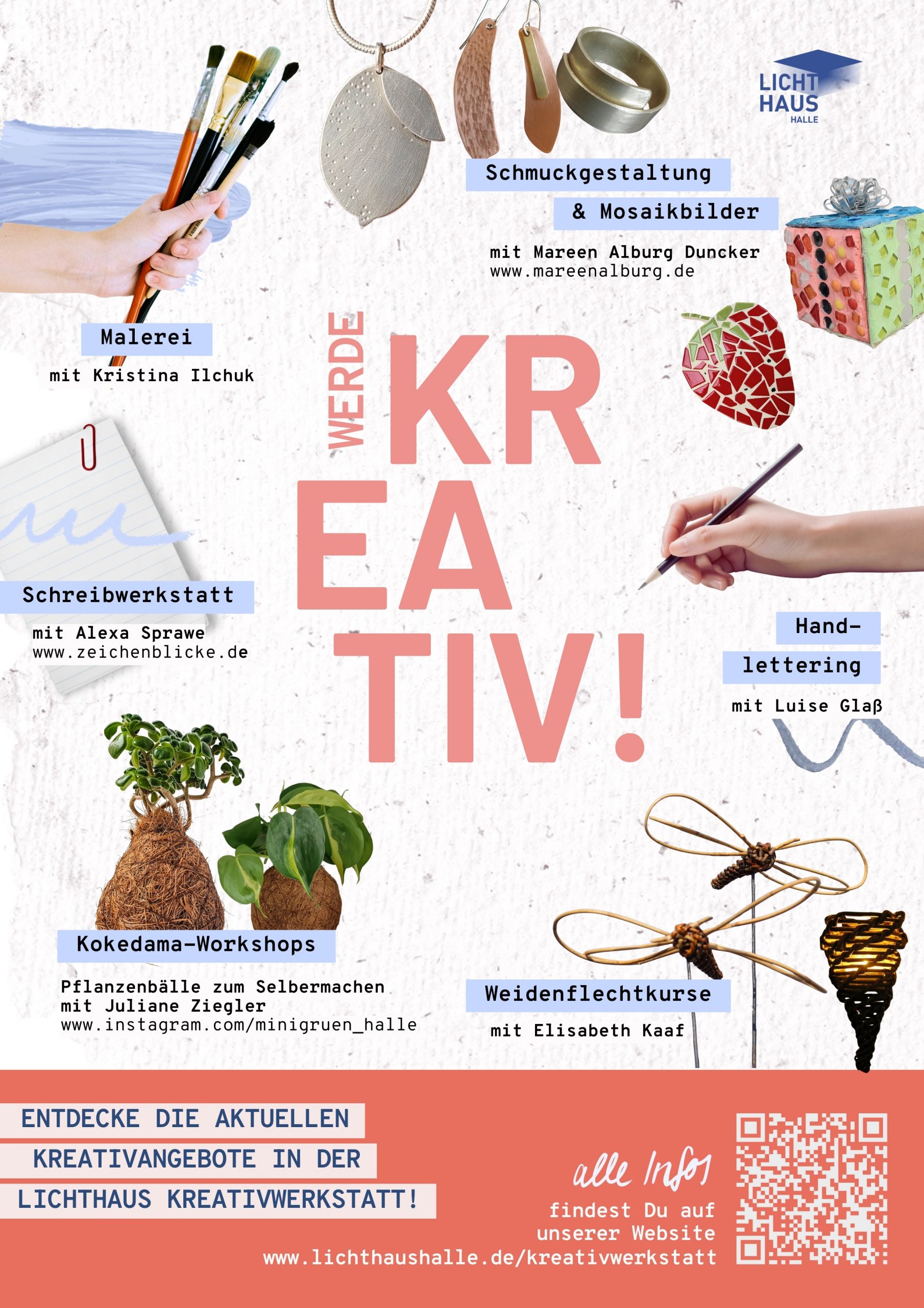 Kurse in der Kreativwerkstatt