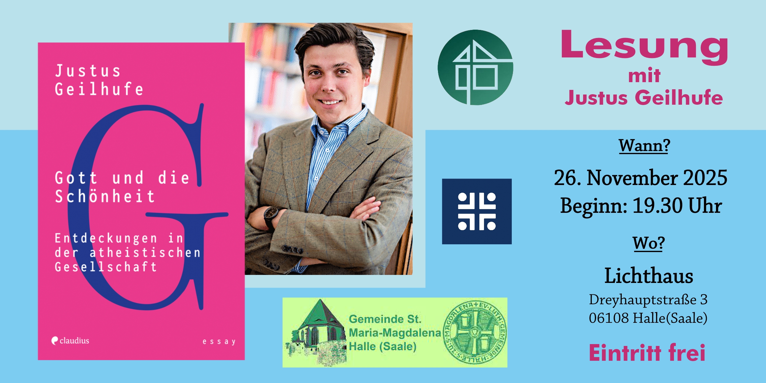 Justus Lesung Beamer